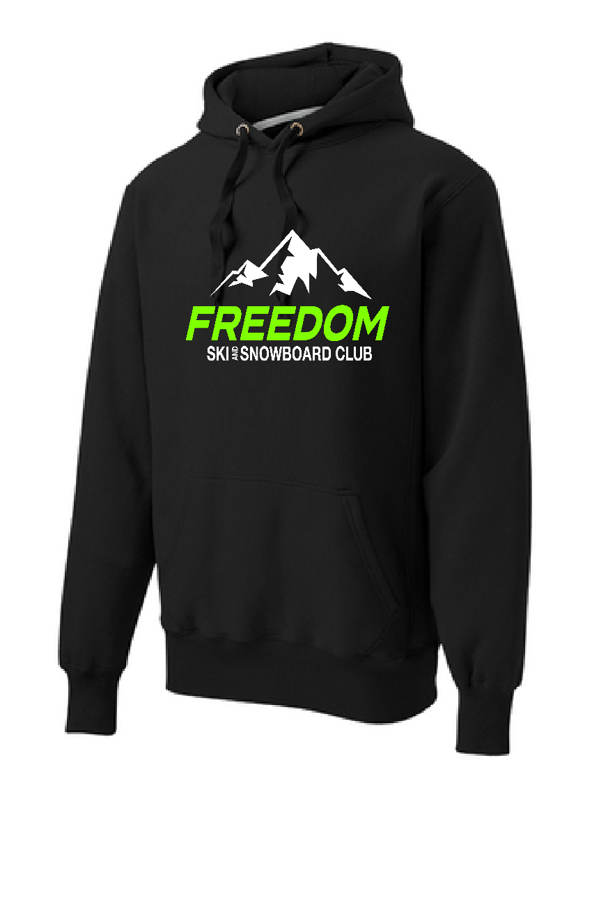 Freedom Ski and Snowboard Sport Tek Heavy Duty Hoodie ~ 2 Colors