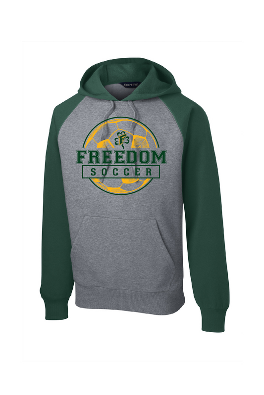 Freedom Soccer Sport Tek Forest Colorblock Hoodie ~ Men's