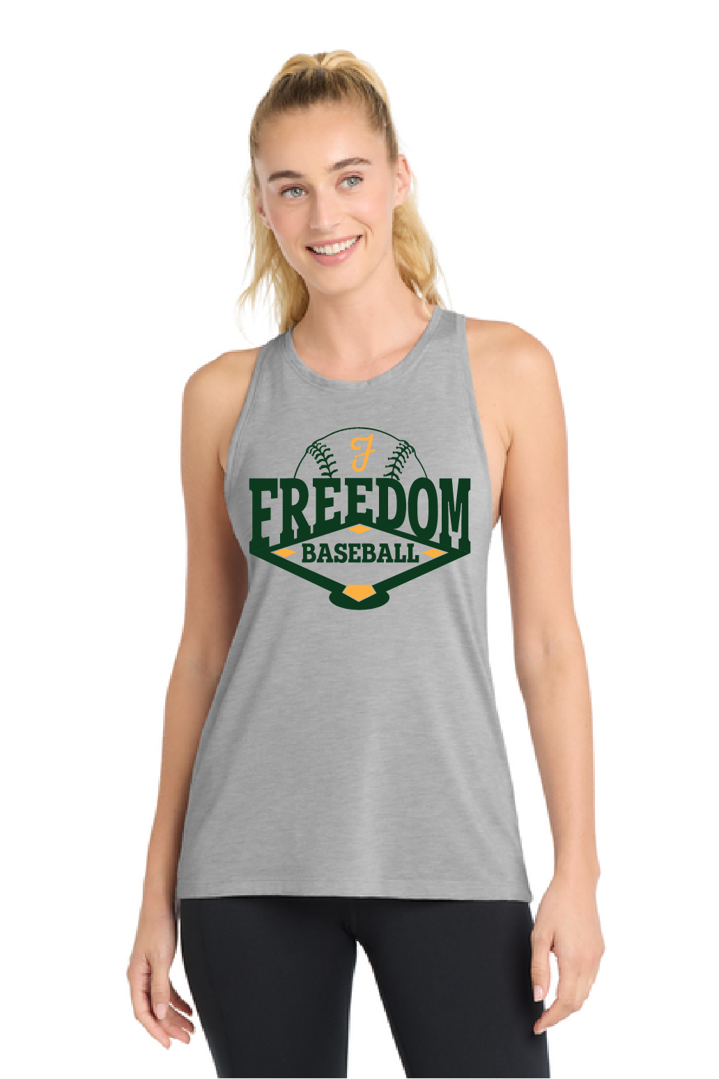 Freedom Irish Baseball Sport-Tek® Women's PosiCharge® Tri-Blend Wicking Tank~ 2 Colors~NEW