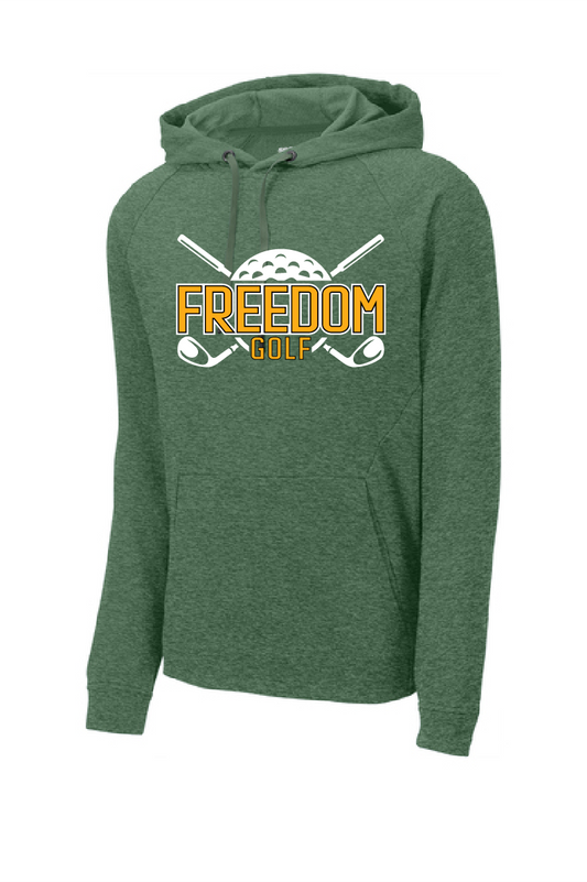 Freedom Golf Sport-Tek® Lightweight French Terry Pullover Heather Forest Hoodie