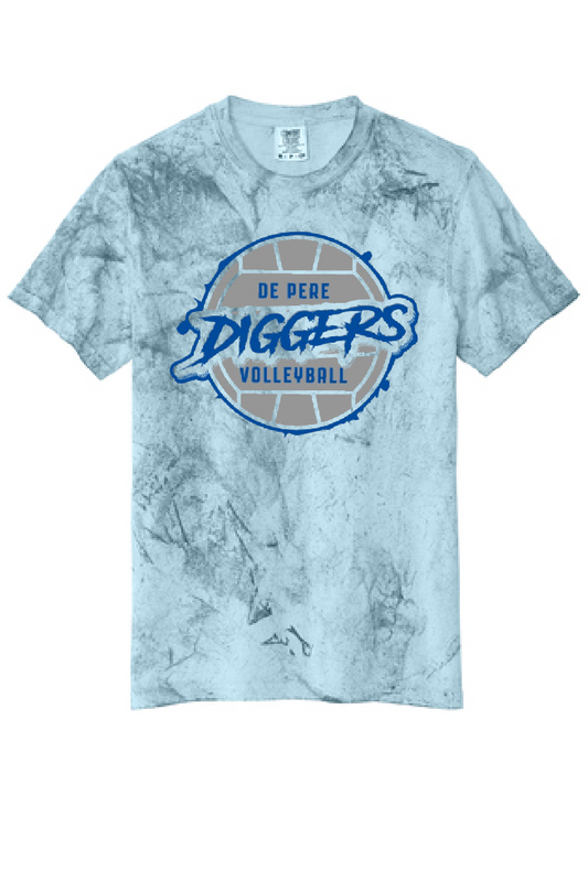 De Pere Diggers Comfort Colors Ocean Dyed Tee ~ Adult & Youth