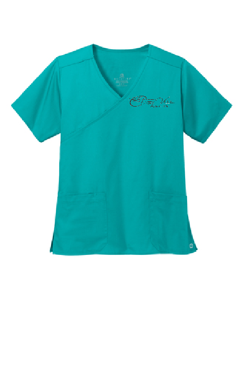 Wink Wrap Scrub Top ~ Ladies