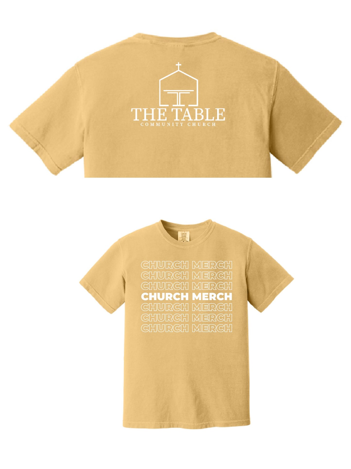 The Table Church Comfort Colors Heavyweight Tee ~ 4 Colors ~ Unisex