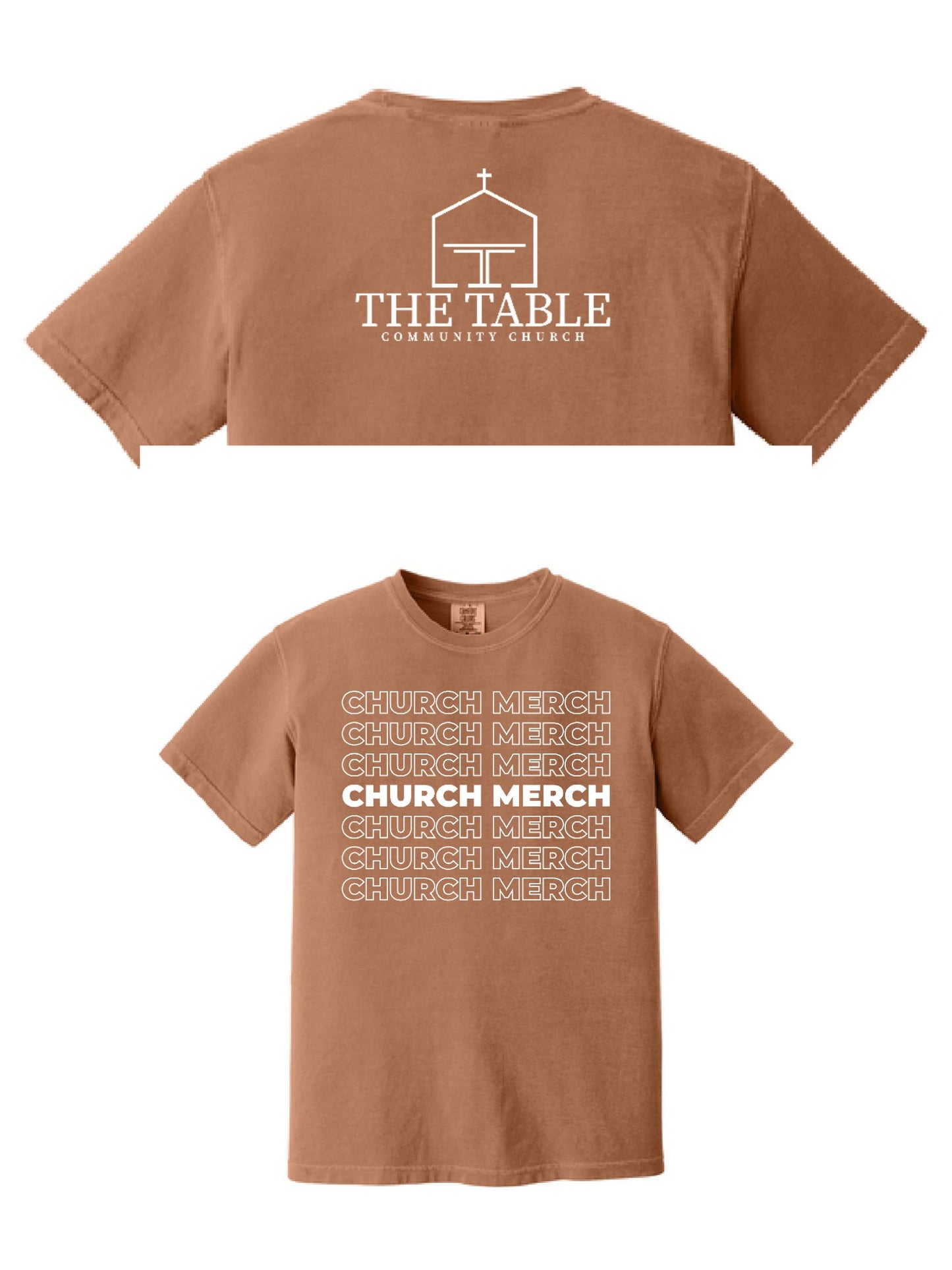 The Table Church Comfort Colors Heavyweight Tee ~ 4 Colors ~ Unisex