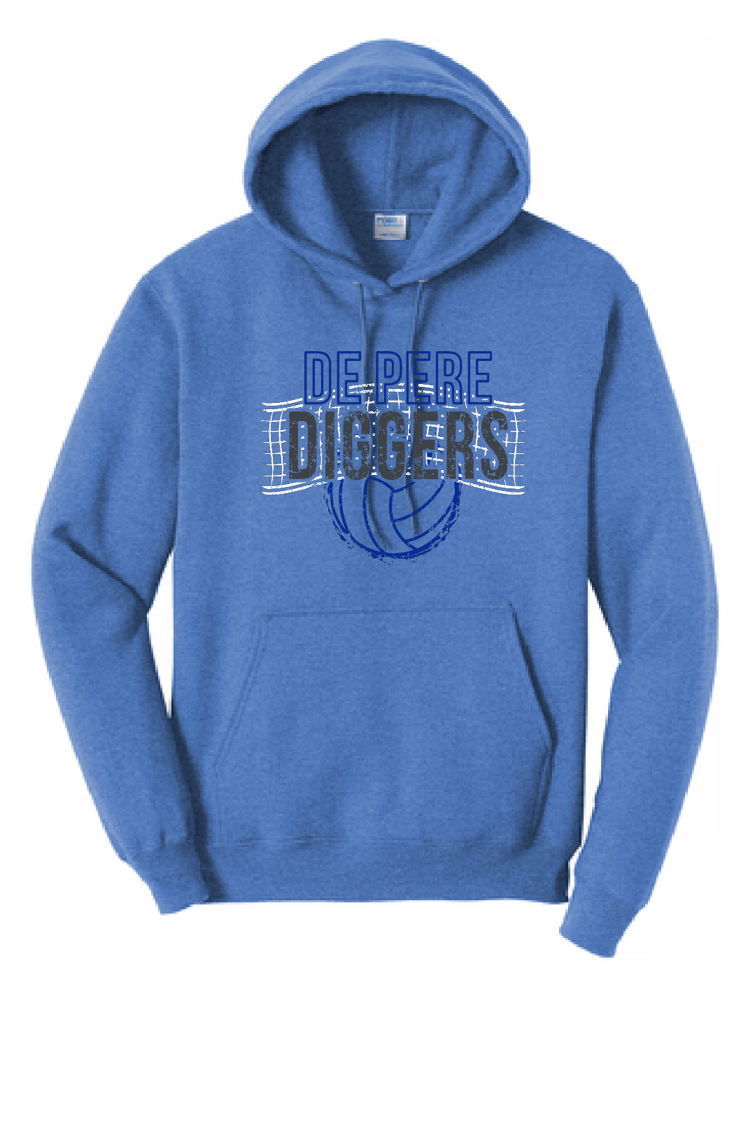 De Pere Diggers Port & Company Hoodie ~ Unisex