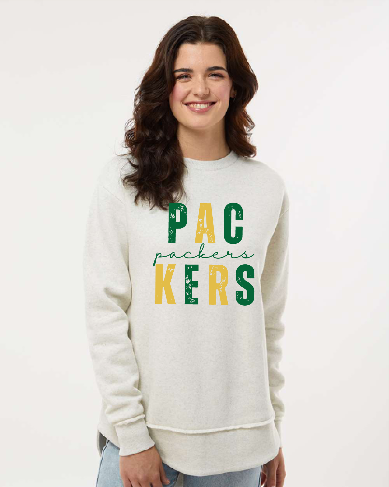 Packers Oatmeal Ladies Weekend Fleece