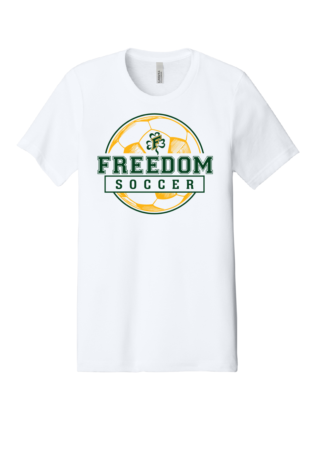 Freedom Soccer Bella Canvas Tee~ 3 Colors ~Youth and Adult
