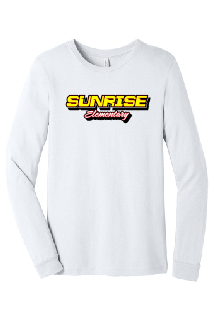 Sunrise Elementary Bella Canvas Long Sleeve  ~ Unisex ~ Sunrise Logos