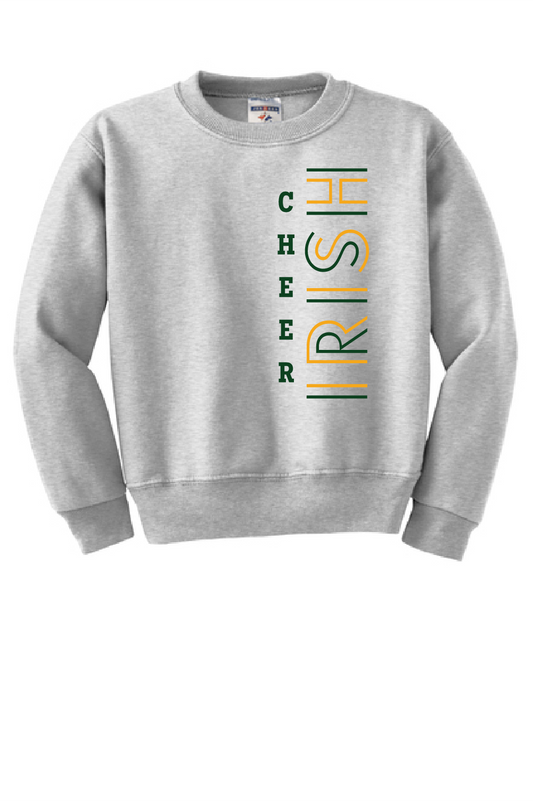 Freedom Irish Cheer Ash JERZEES Crew ~ Youth