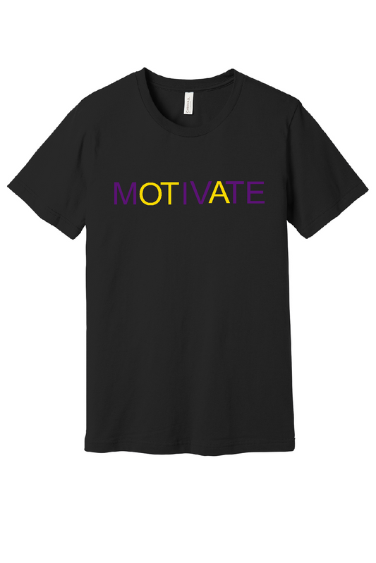 MOTIVATE Bella Canvas Tee Shirt  ~ 3 Colors~ Unisex