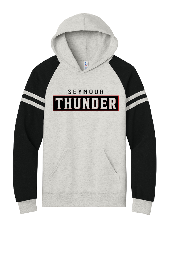 Seymour Black Vintage Varsity Hoodie ~ 2 Unisex