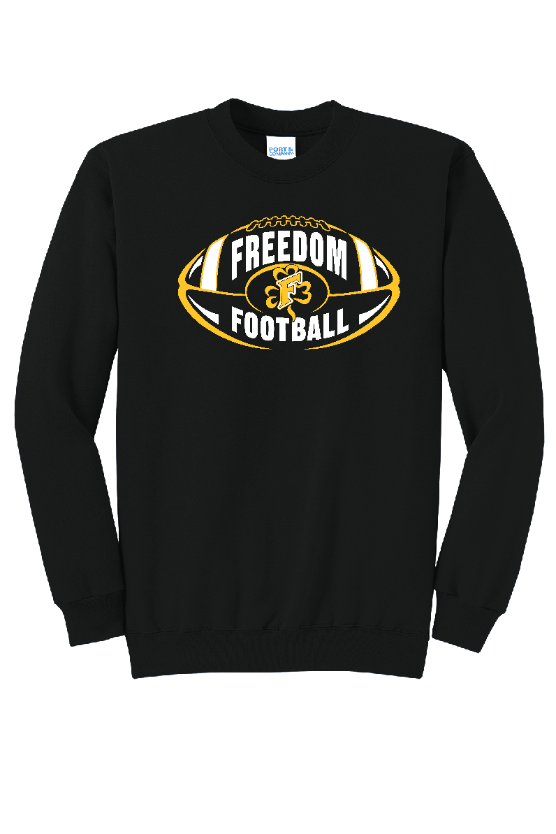 Freedom Football Port & Company Crew ~Youth and Adult~ 2 Colors