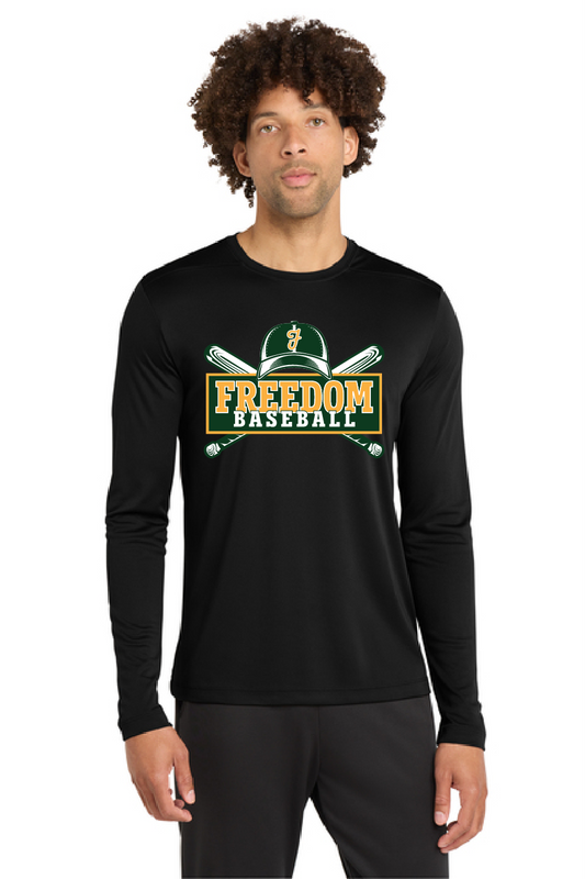 Freedom Irish Baseball Men's Sport-Tek ® Posi-UV ® Pro Long Sleeve Tee~ 3 Colors~NEW