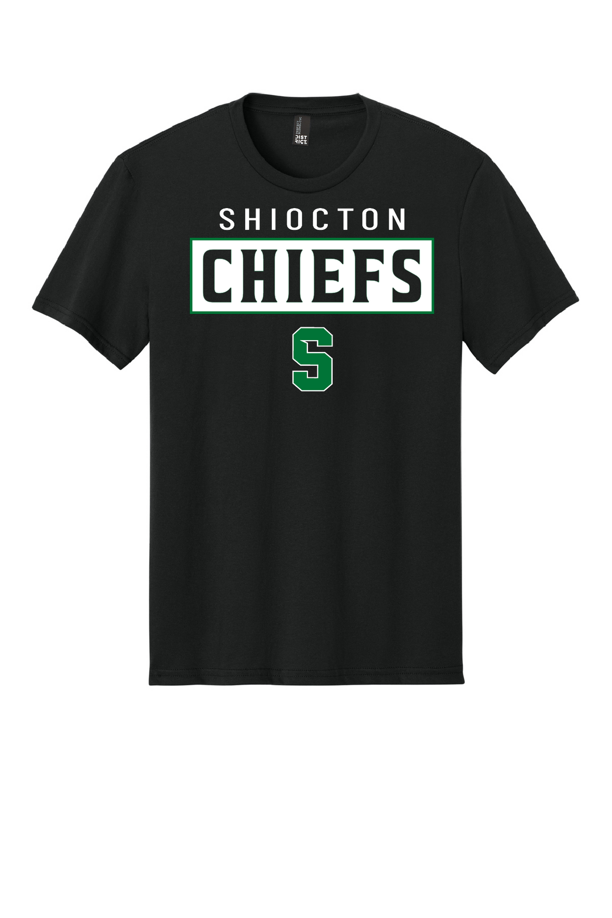 Shiocton Chiefs Bella Canvas Black Jersey Tee~ Unisex and Youth~