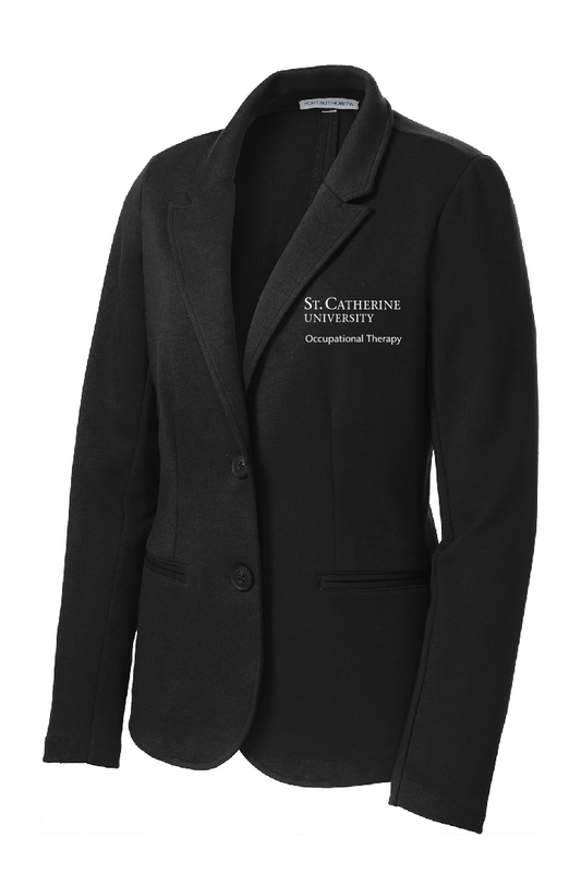 Port Authority® Women's Knit Black Blazer ~ Ladies