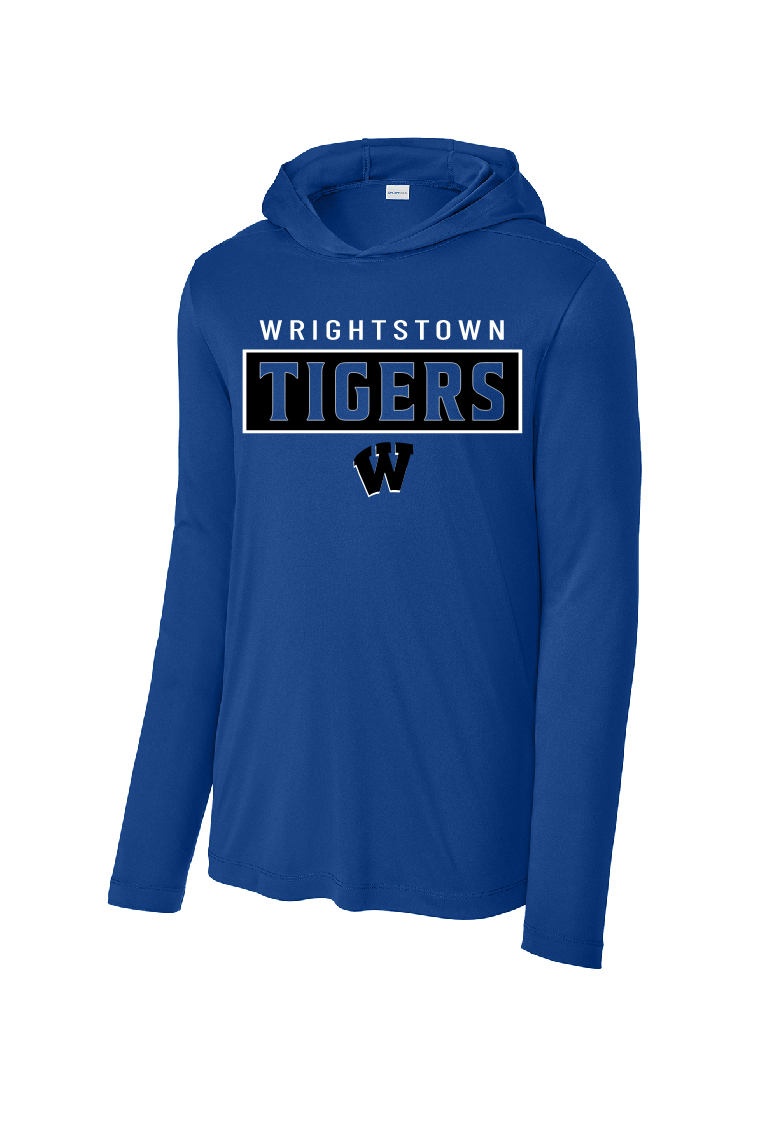 Wrightstown Tigers Sport-Tek® Posi-UV® Pro Long Sleeve Hoodie~2 Colors~ Youth/Men's