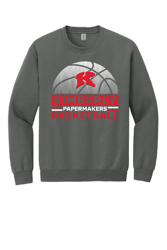 Kimberly Basketball Charcoal Crew ~ Adult and Youth