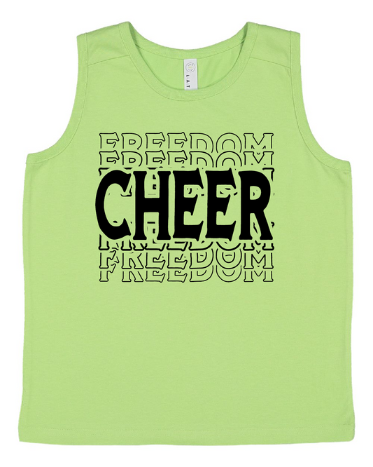 Freedom Irish Cheer Lime Youth Jersey Tank