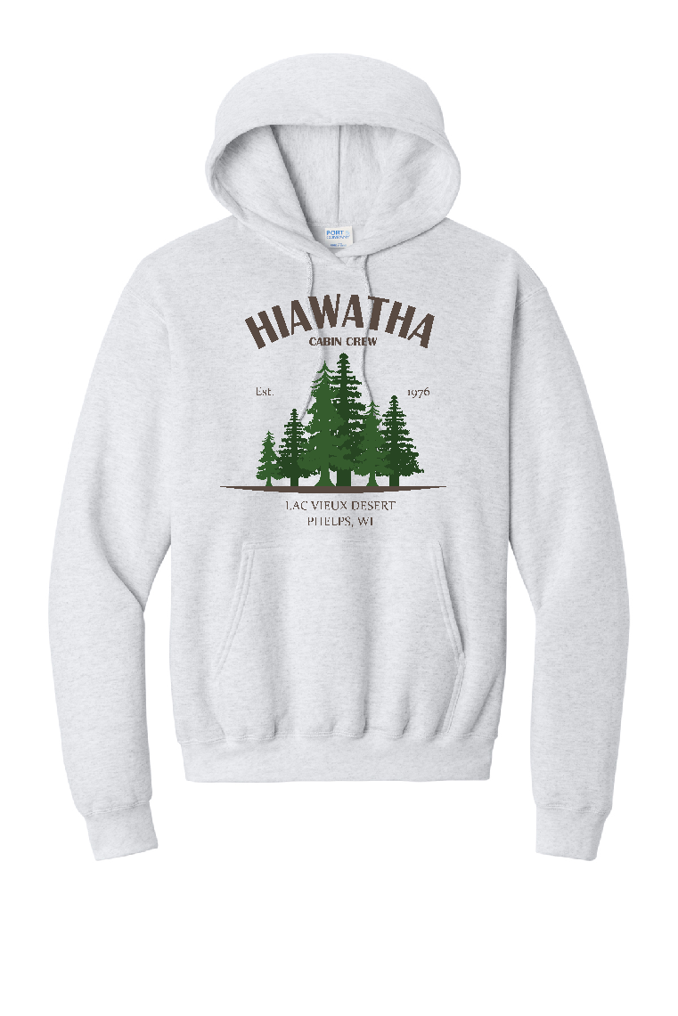 Hiawatha Cabin Crew Port & Company Hoodie~ Youth and Adult Sizes