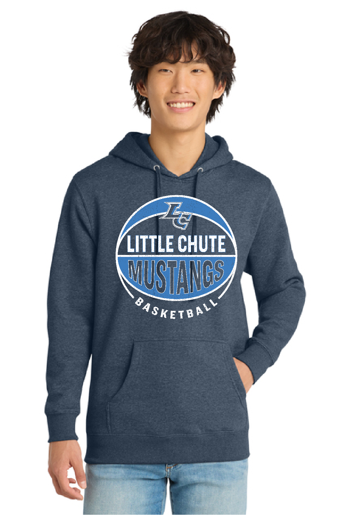 Little Chute Basketball Black District Hoodie ~ 2 Colors