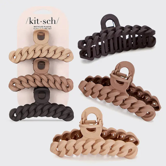 Chain Claw Clip 3 Pc Set