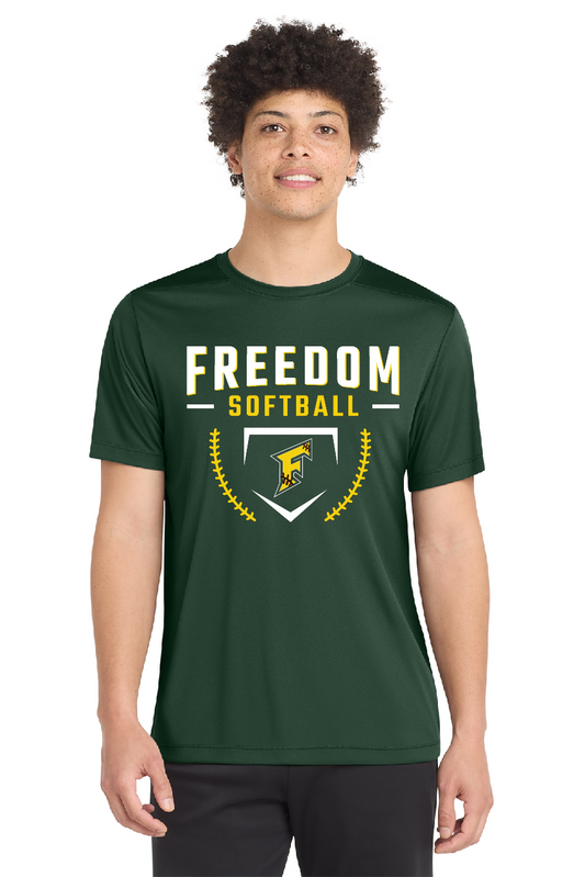 Freedom Irish Softball Men's Sport-Tek ® Posi-UV ® Pro Tee~ Forest