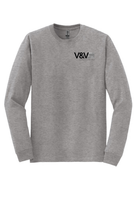 V&V Landscape Gildan Dryblend Work Long Sleeve Tee