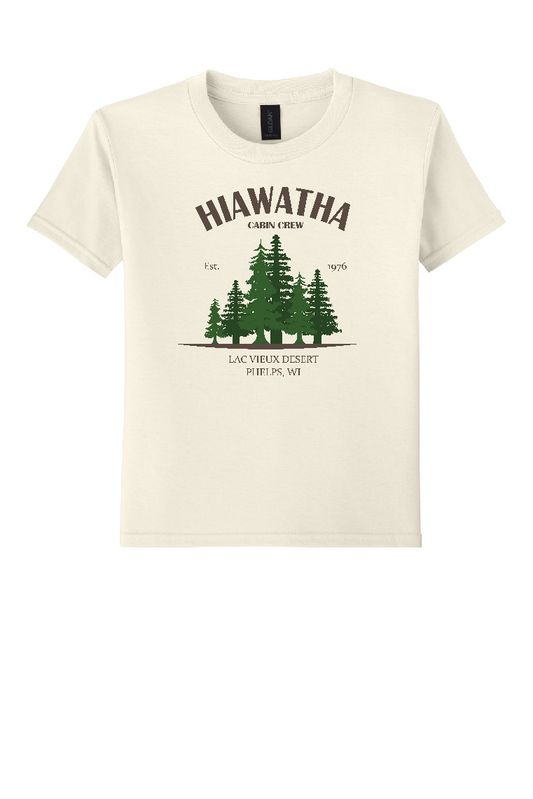 Hiawatha Cabin Crew Logo Gildan Softstyle Tee-Youth and Adult