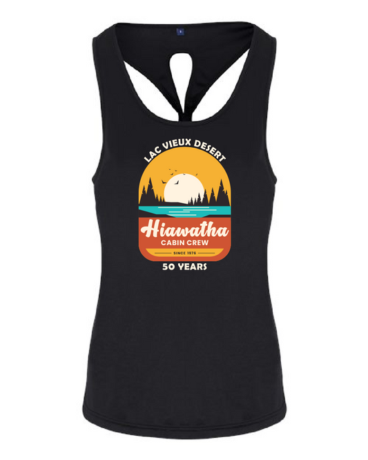 Hiawatha Cabin Crew 50 Years Twist Back Tank