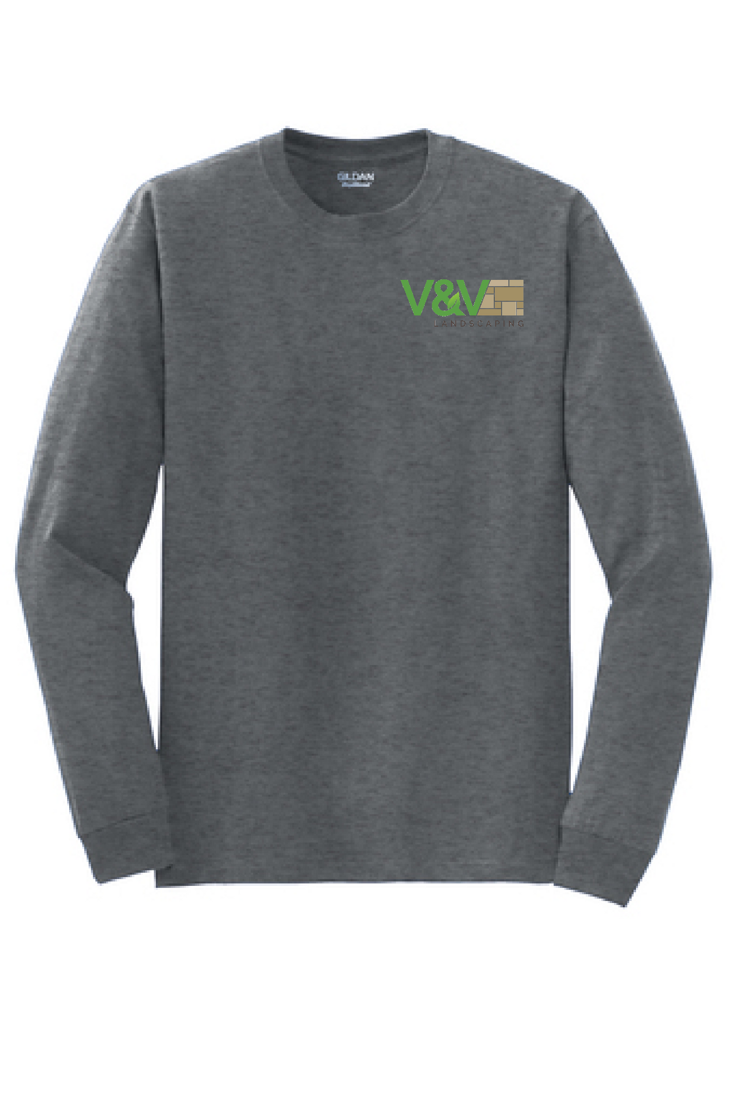 V&V Landscape Gildan Dryblend Work Long Sleeve Tee