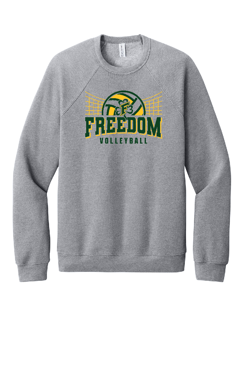 Freedom Volleyball Bella Canvas Forest Crewneck~ Youth and Adult~ 2 Colors