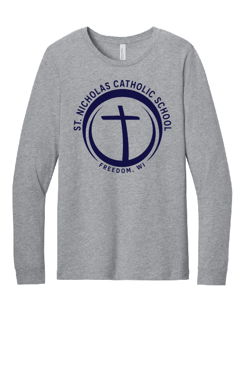 St. Nick's Bella Canvas Heather Long Sleeve ~ Unisex ~ 2 Colors