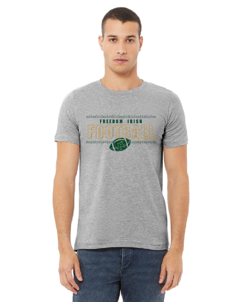 Freedom Irish Football Grey Bella Tee ~ 2 Styles