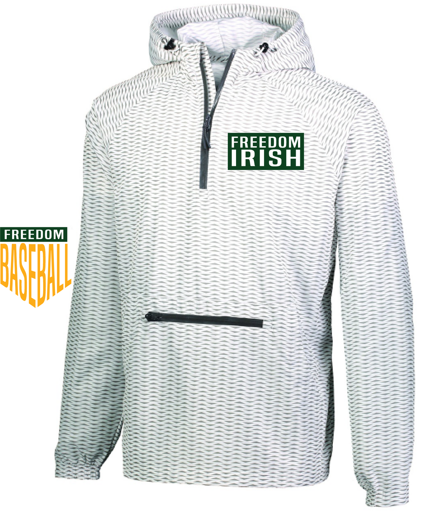 Freedom Baseball Holloway Range Packable Pullover~ 2 Colors~ Mens