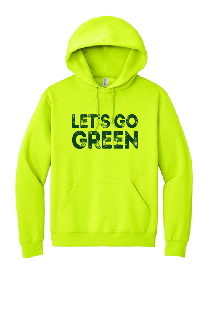 Freedom Cheer and Stunt Safety Green Jerzees - NuBlend Pullover Hooded Sweatshirt ~ Unisex