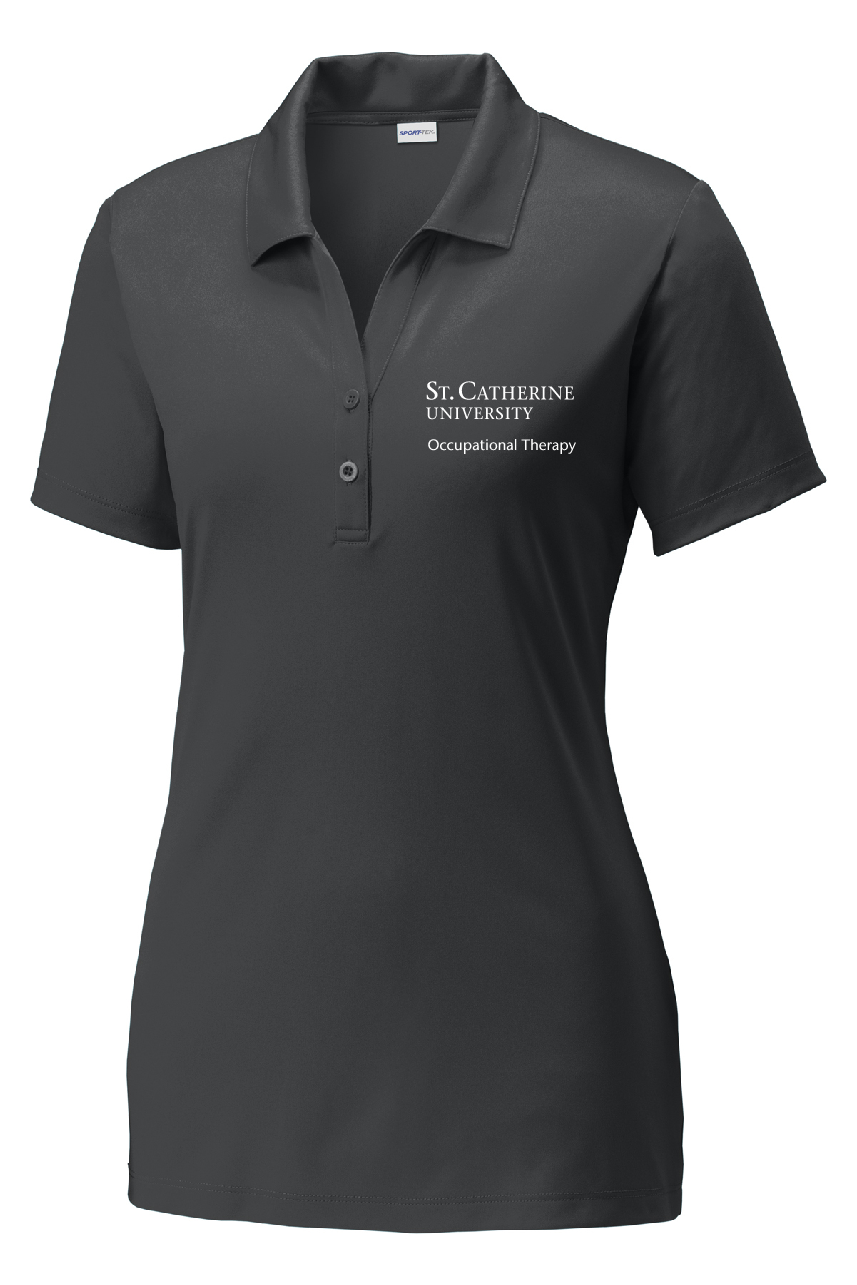 Sport-Tek® Women's PosiCharge® Competitor™ Black Polo ~ Ladies ~ 3 Colors