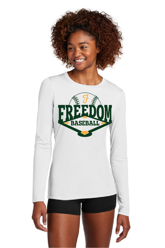 Freedom Irish Baseball Sport-Tek® Women's Posi-UV® Pro Long Sleeve~ 2 Colors~NEW