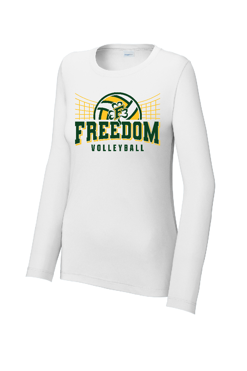 Freedom Volleyball Sport-Tek® Women's Posi-UV® Long Sleeve ~ 2 Colors