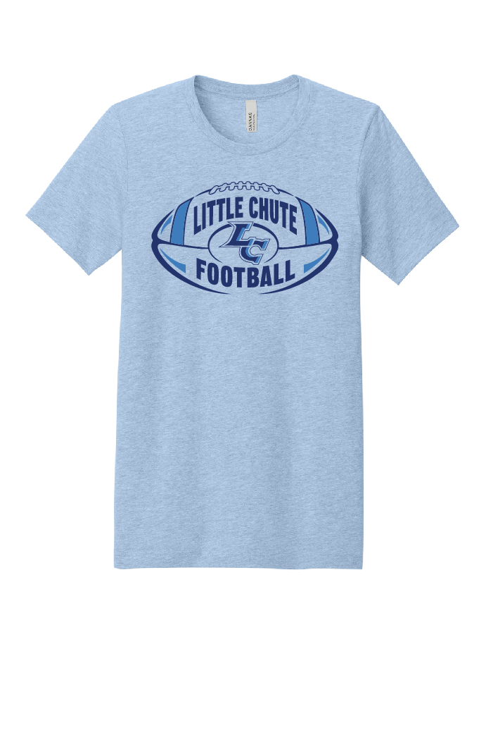 Little Chute Football Bella Canvas Jersey Tee~ Unisex and Youth~ 2 Colors