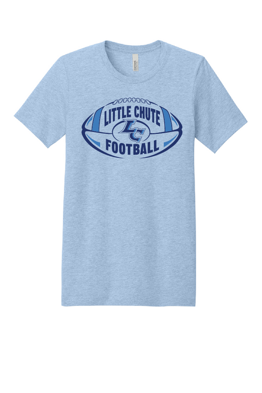 Little Chute Football Bella Canvas Jersey Tee~ Unisex and Youth~ 2 Colors