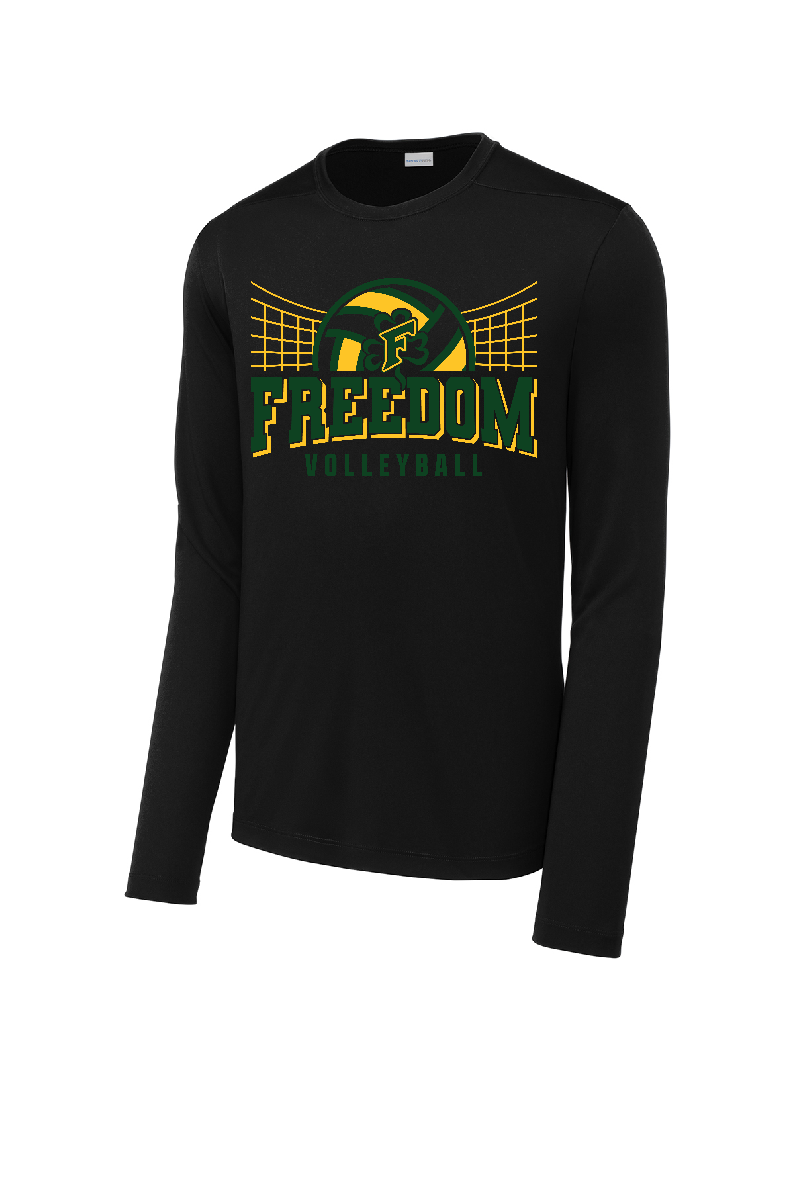 Freedom Volleyball Men's Sport-Tek ® Posi-UV ® Pro Long Sleeve Tee ~ 3 Colors