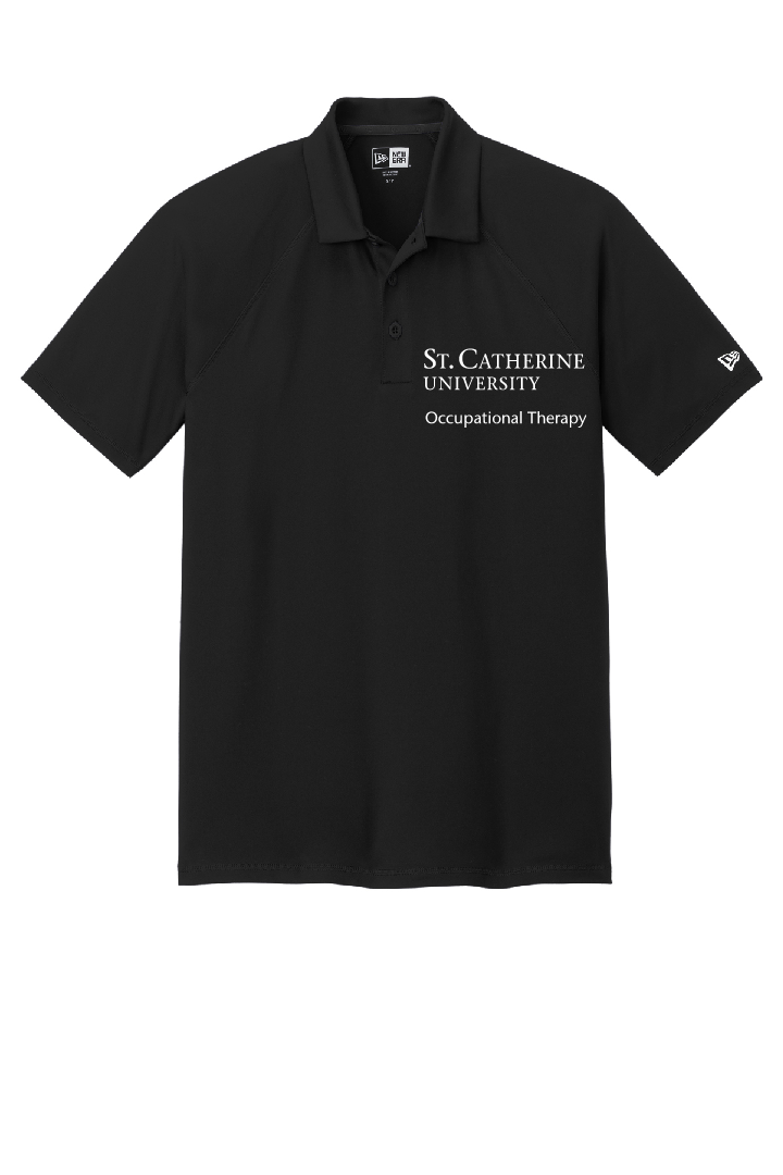 New Era Moisture Wicking Power Black Polo ~ Men's ~ 3 Colors