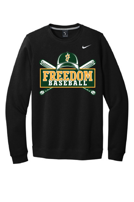 Freedom Baseball Nike Crewneck ~ 2 Colors ~ Unisex ~ NEW