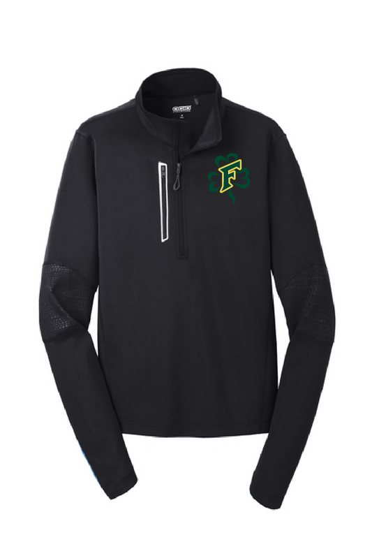 Freedom OGIO® Fulcrum Black  1/4-Zip ~ Men's