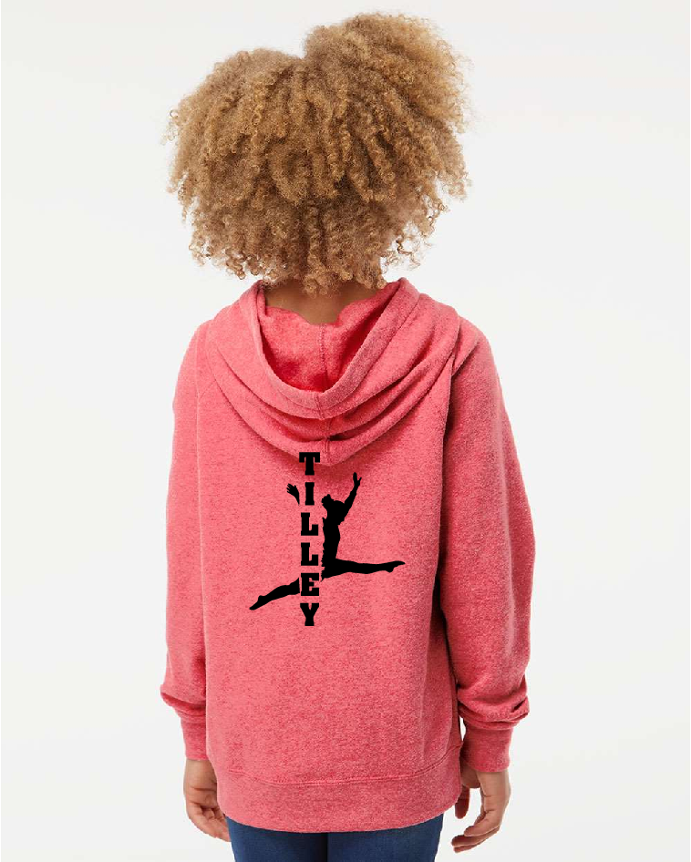 PERSONALIZED Gymnastics Independant Youth Lightweight Blend Hoodie ~ Several Colors