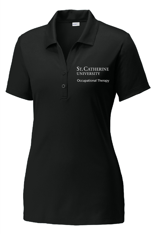 Sport-Tek® Women's PosiCharge® Competitor™ Black Polo ~ Ladies ~ 3 Colors