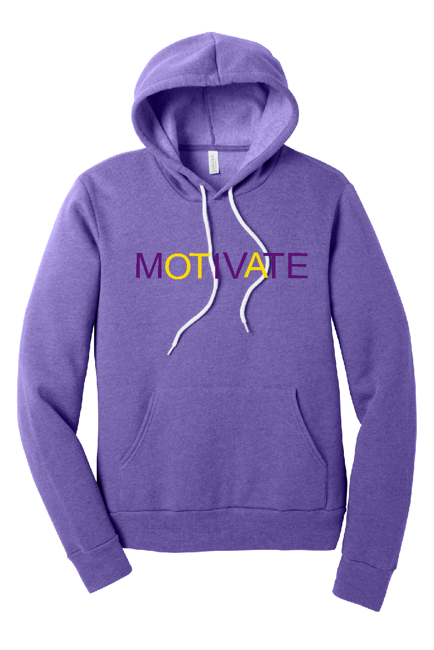 Motivate Bella Canvas Sponge Fleece Hoodie ~ 3 Colors