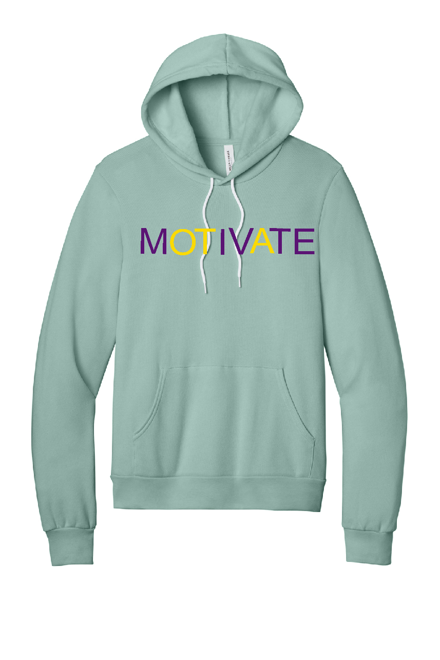 Motivate Bella Canvas Sponge Fleece Hoodie ~ 3 Colors