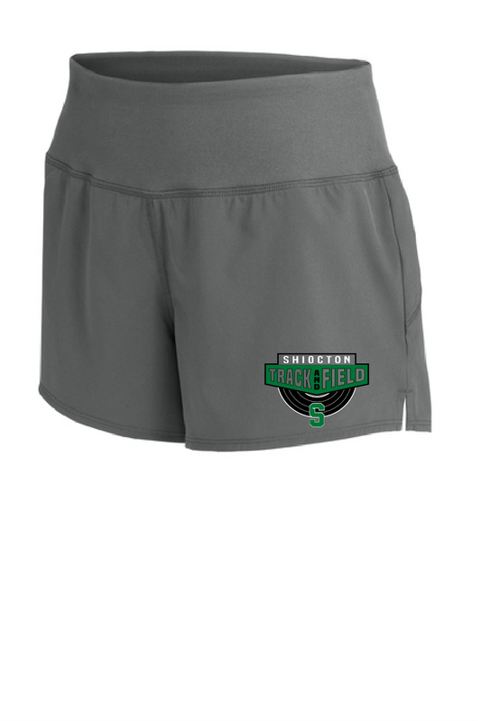 Shiocton Track and Field Sport-Tek Women's Repeat Grey Short