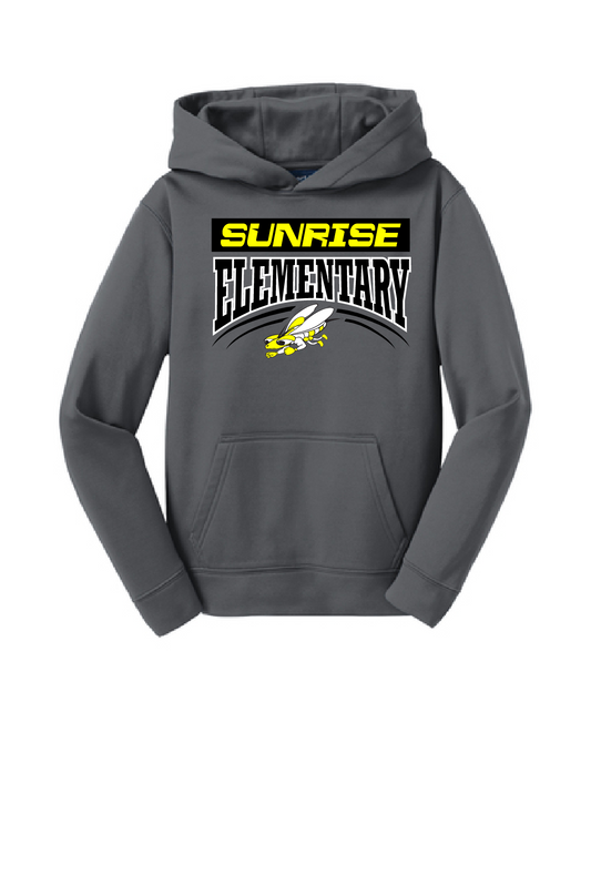 Sunrise Elementary Sport Tek Fleece Hoodie ~ 3 Colors/4Styles~ Unisex